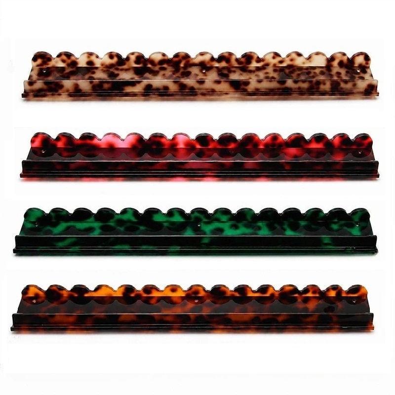 Tortoiseshell Bag Acrylic - 4PCS/Set Mahjong Racks with Magnetic Pushers
