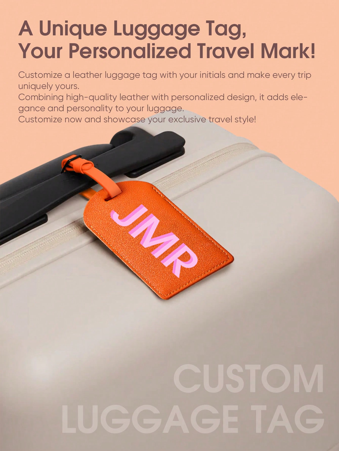 Personalized Initial Luggage T - Women Bags For Party ulasan dan harga
