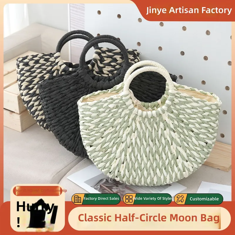 Women Moon Bag Semi Round Hand - Women Bags Designer ulasan dan harga